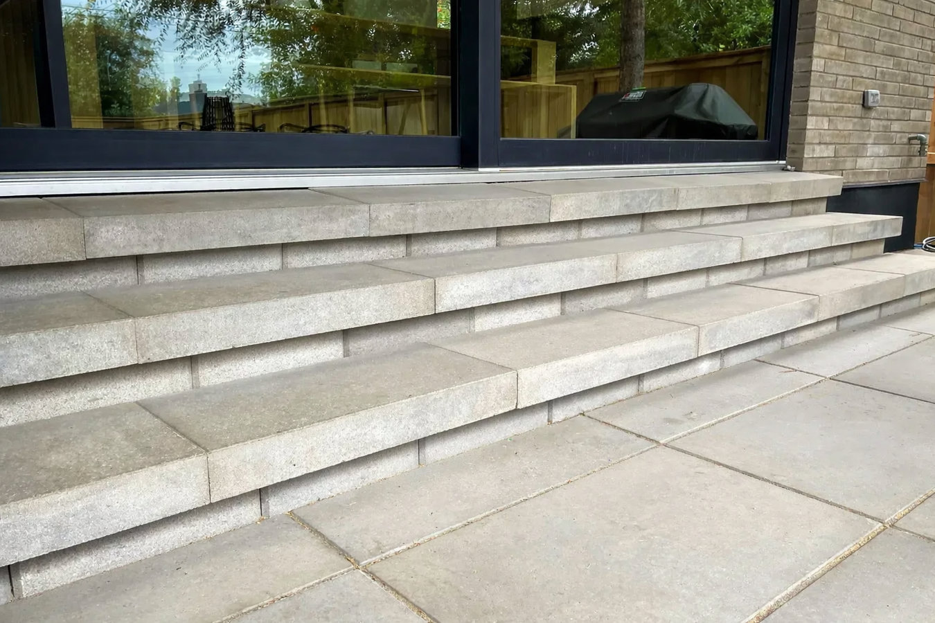 Concrete steps construction